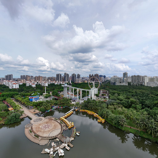 白沙门公园全貌